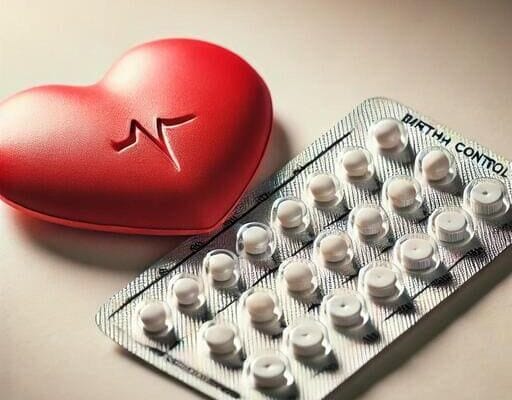 How birth control affects your heart Close-up of birth control pills representing the impact of birth control on heart health.